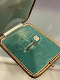 Private Sale Art Deco Style Emerald and Diamond Ring