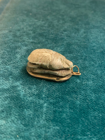 15ct Egyptian Scarab Charm