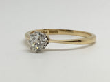 0.40ct 18ct & Platinum Old Cut Diamond Ring - Ishy Antiques