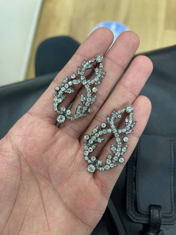 Private Sale Georgian 10ct Old Cut Brooches