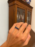 Edwardian 18ct Gold 5 Stone Sapphire Ring