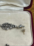 reserved Late Georgian Diamond Earrings