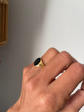 On hold 18ct Gold Lion Rampant Intaglio Ring