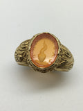 Reserved. Antique French 'La Brulant' Flaming Heart Ring - Ishy Antiques