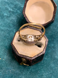 Reserved 19th Century Garnet and Diamond Ring