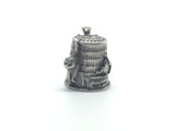 Antique Silver Cat Thimble - Ishy Antiques