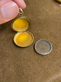 15ct Gold Victorian Enamel Locket Pendant