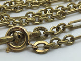 18ct Gold Filled Antique Longard Chain - Ishy Antiques