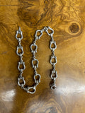 Rare Tiffany Silver Equestrian Horseshoe Necklace