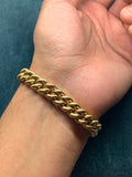 18ct Yellow Gold Curb Link Bracelet