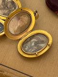 A pair of Victorian 15ct Gold Mourning Lockets