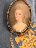 18th Century Georgian Portrait Miniature pendant