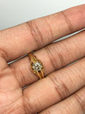 18ct Gold Old Cut Diamond Ring 0.63 carats - Ishy Antiques