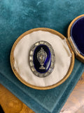 Georgian Silver and Paste Urn Brooch