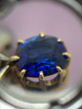 reserved Edwardian 18ct White Gold Sapphire and Diamond ring