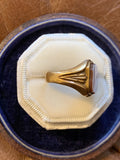 18ct Gold 1909 Sardonyx Signet Ring