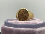 Reserved 1930 18ct Gold Heavy Signet Ring