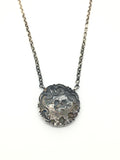 Antique Sterling Silver Cherub Necklace - Ishy Antiques