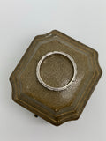 Art Deco Platinum Floral Band