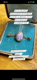 Rose cut diamond Enamel Brooch
