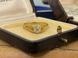 Antique 1.15ct Old Cut Diamond Ring
