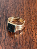 2/2 Late Victorian 18ct Castle Bloodstone Inatglio Ring