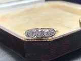 Vintage Old Cut diamond 5 Stone Ring