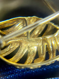 Reserved 18ct Gold Swan Brooch