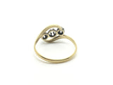 18ct Gold French Diamond Ring Circa 1900 - Ishy Antiques