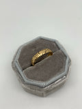 Victorian Engraved Floral 18ct Gold Band