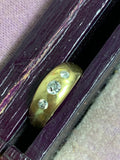 18ct Three Stone Diamond Band 1907