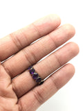 Part 2/3 Late Georgian / Early Victorian Five Stone Amethyst Ring - Ishy Antiques