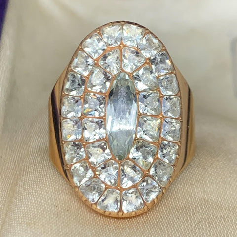 Reserved Georgian Portuguese Paste Panel Ring