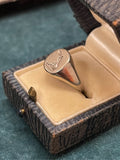 18ct White Gold Intaglio Ring
