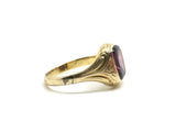 Stunning 19th Century 15ct Gold, Almandine Garnet Signet Ring - Ishy Antiques