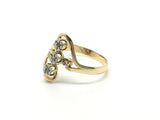 Antique French 18ct Gold Diamond Ring - Ishy Antiques
