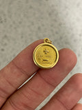 Unoaerre 18ct Gold Di Ieri Di Domani Augis Pendant