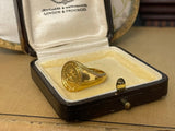 Rampant Lion 18ct Signet Ring