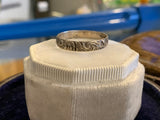 Scandinavian Silver Engraved Band