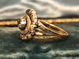 Boxed Georgian Old Cut Diamond Ring