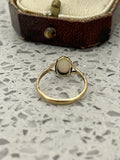 9ct Gold Opal Solitaire Ring
