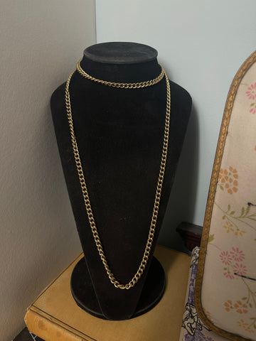 9ct Long Curb Chain 69.4 gram