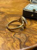 Antique Moonstone and Diamond Ring