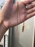 Vintage 9ct Gold Whistle and Chain