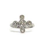 Old Cut Diamond Five Stone Ring - Ishy Antiques