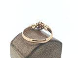 Victorian French 18ct Ruby and Rose Cut Diamond Ring - Ishy Antiques