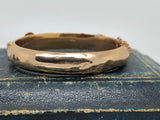 Edwardian 9ct Gold Buckle Bangle
