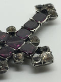 Georgian Garnet & Paste Cross Pendant - Ishy Antiques