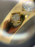 18ct Gold Three Stone Diamond Ring