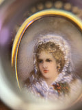 Victorian Crowned Portrait Brooch